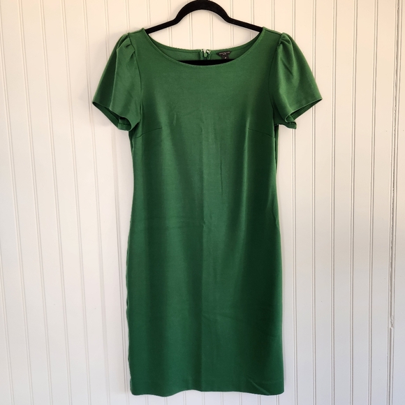 Ann Taylor Dresses & Skirts - ANN TAYLOR Kelly Green Office Workwear Knee Length Sheath Dress 4P